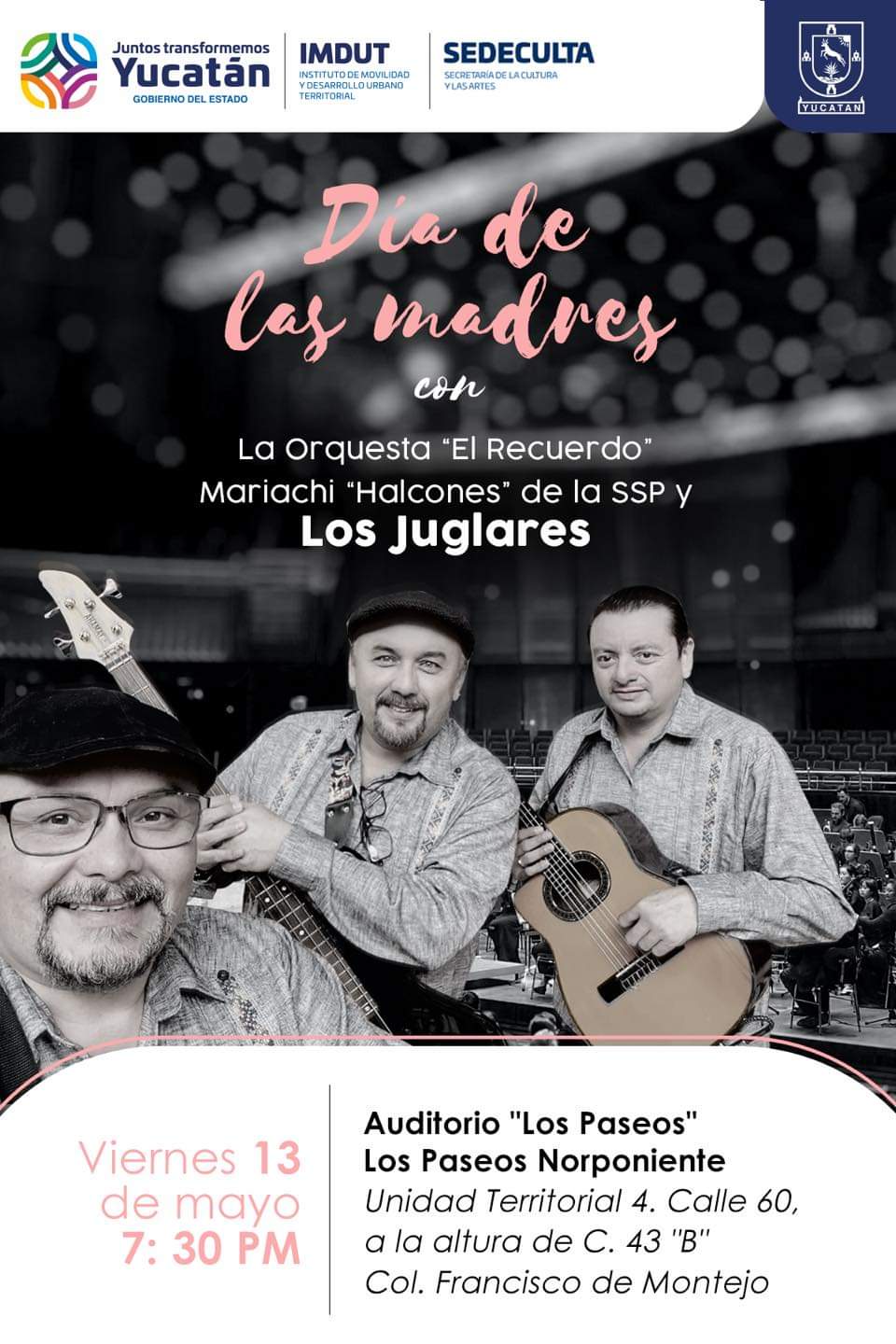 Alistan concierto para las mamás en el Parque Líneal “Los Paseos”