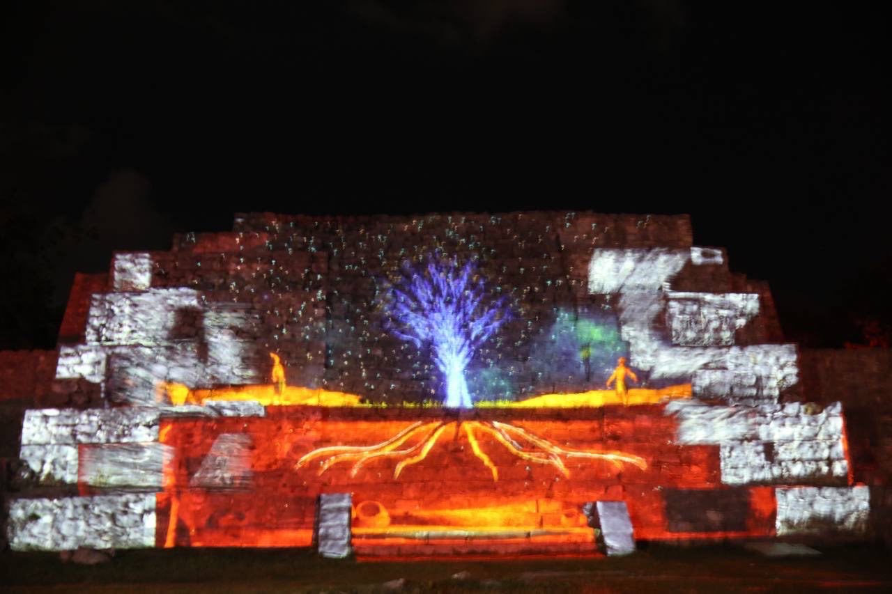 Inauguran el videomapping “Pasos de luz” en la zona arqueológica ...