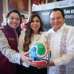 Presentan en Yucatán las seis Copas del Mundial Social 2026