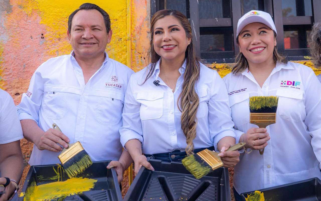 “Pintemos Juntos” promueve la transformación de Sisal a través del Gobierno del Estado