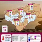 Viernes de altas temperaturas y humedad