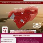 Alta presión mantiene ambiente muy caluroso en el estado