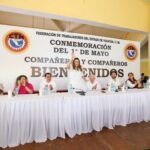Cecilia Patrón Laviada reafirma alianza con trabajadores: “Mérida se construye con sus manos”